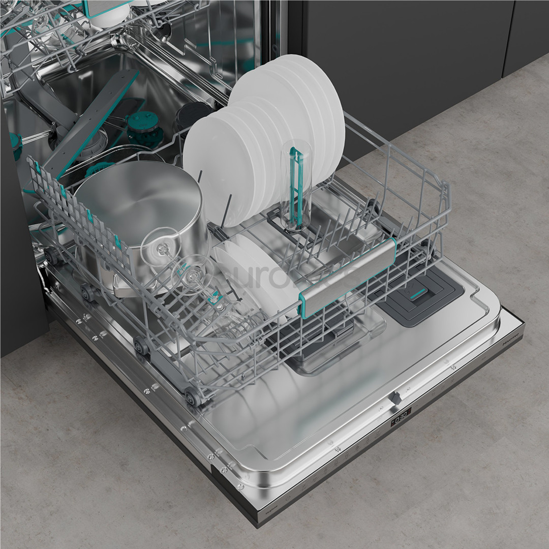 Hisense, 16 place settings - Built-in dishwasher