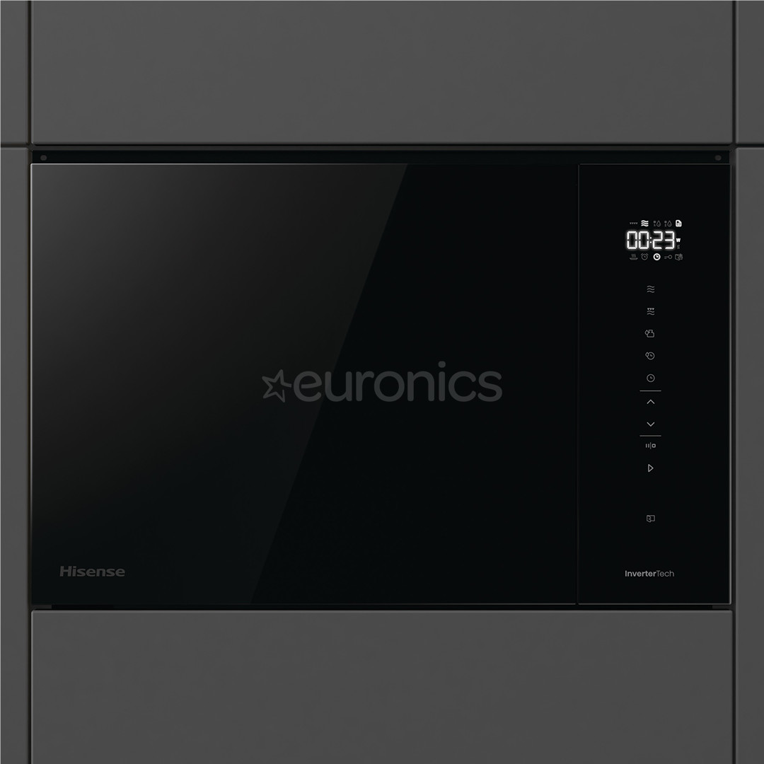 Hisense, 25 L, 1450 W, must - Integreeritav mikrolaineahi grilliga