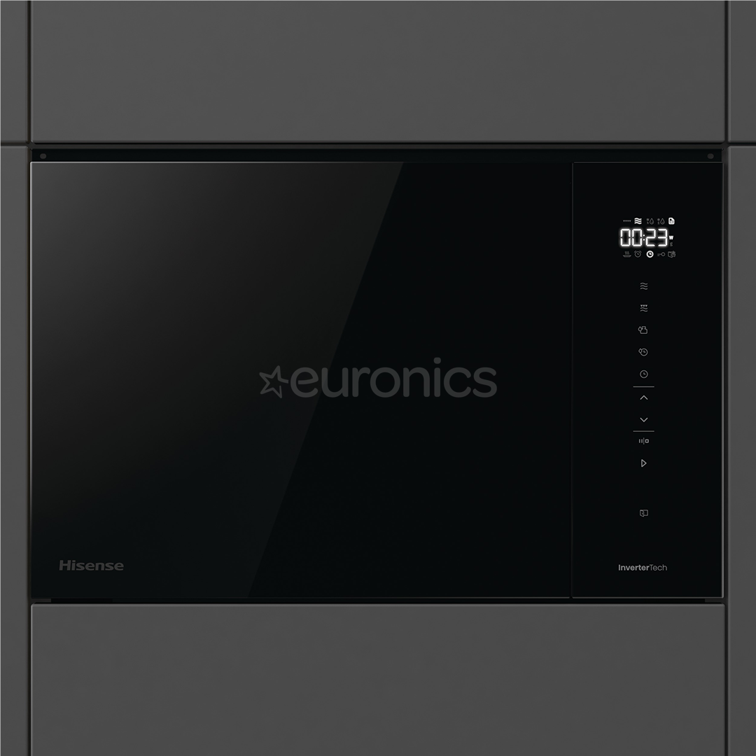 Hisense, 25 L, 1450 W, must - Integreeritav mikrolaineahi grilliga