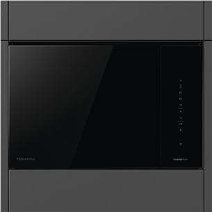 Hisense, 25 L, 1450 W, must - Integreeritav mikrolaineahi grilliga