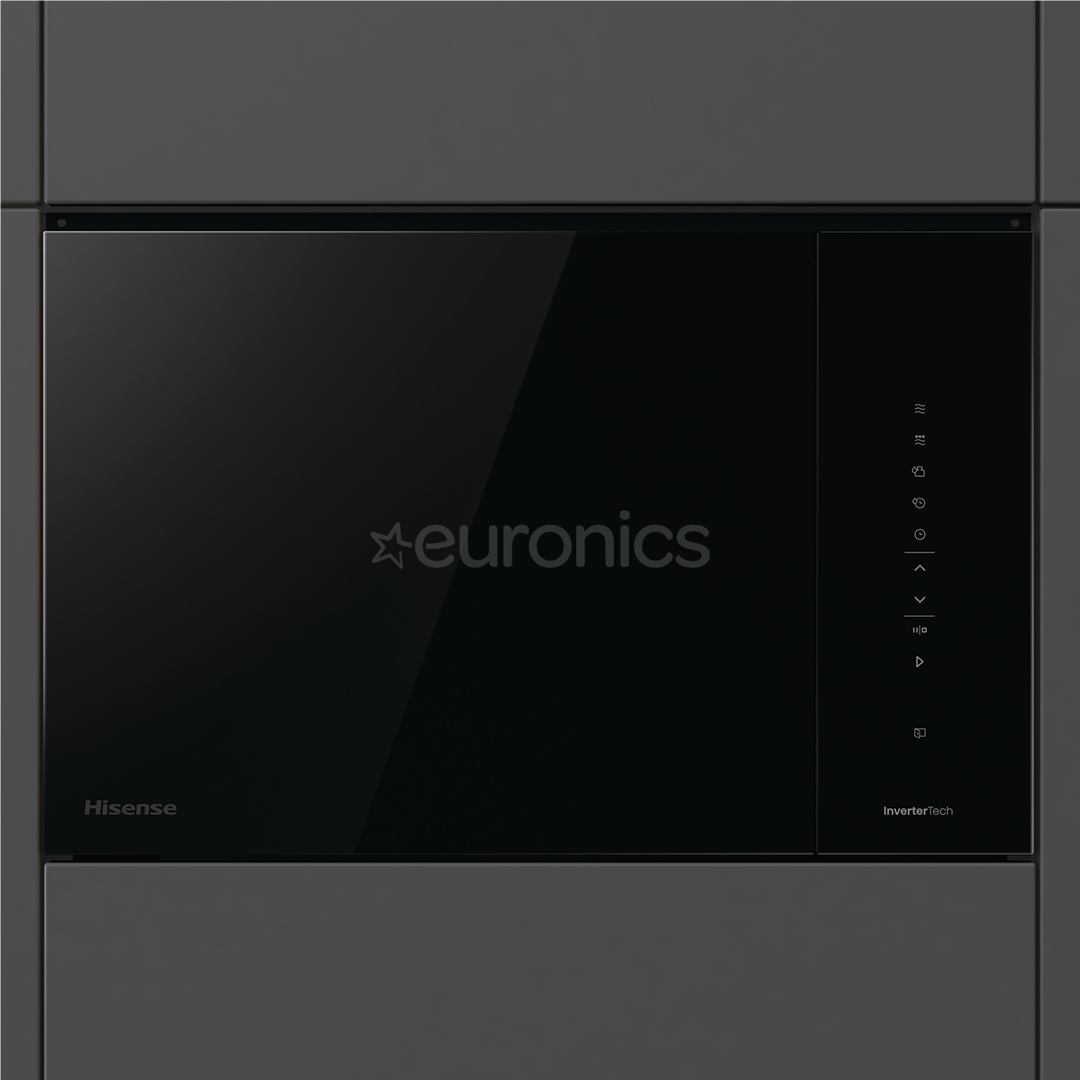 Hisense, 25 L, 1450 W, must - Integreeritav mikrolaineahi grilliga