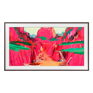 Samsung The Frame, 65'', brown - Customizable TV frame