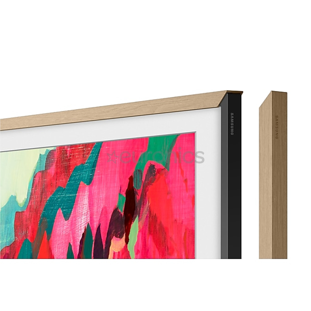 Samsung The Frame, 75'', teak - Customizable TV frame