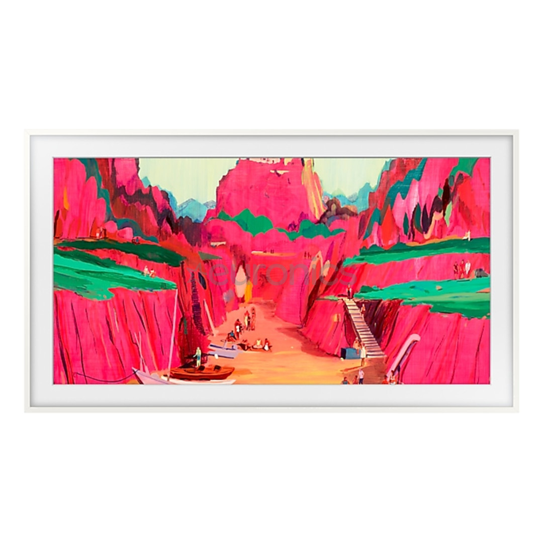 Samsung The Frame, 85'', white - Customizable TV frame