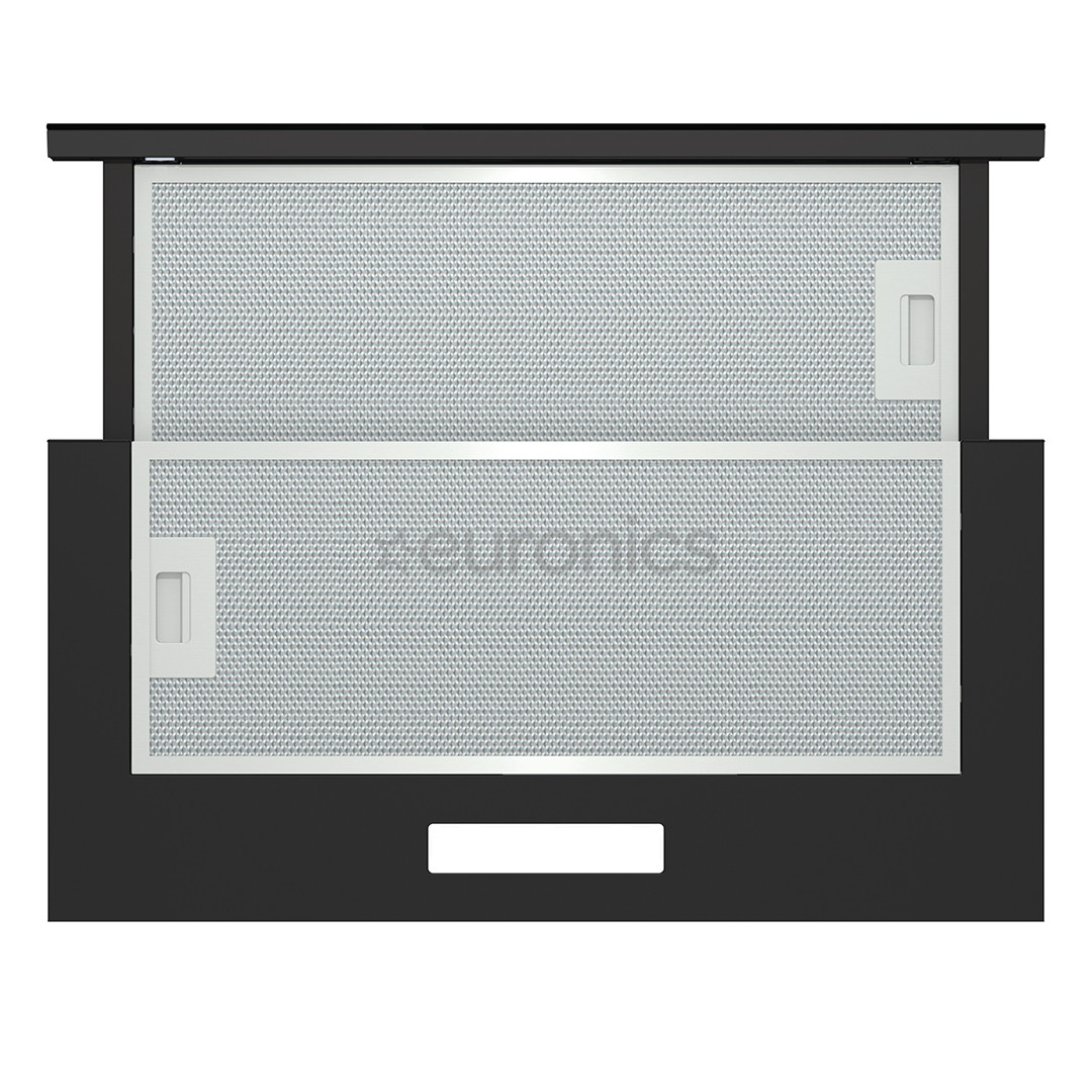 Hisense, 450 m³/h, laius 60 cm, must - Integreeritav õhupuhasti