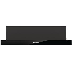 Hisense, 450 m³/h, laius 60 cm, must - Integreeritav õhupuhasti