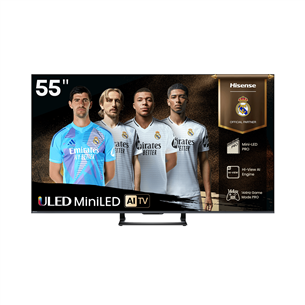 Hisense U7Q, 55'', 4K UHD, Mini LED, must - Teler 55U7Q
