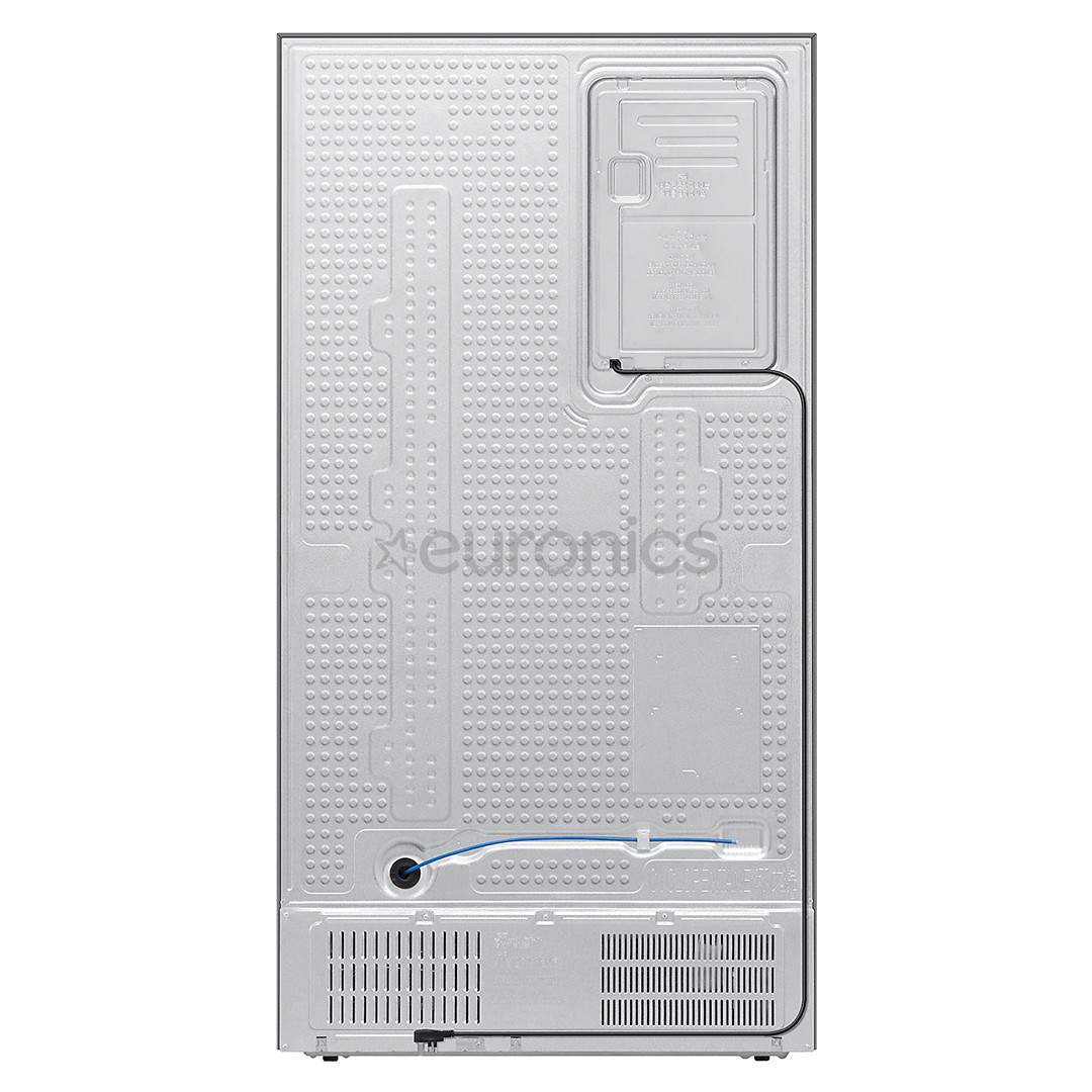 Samsung Bespoke AI Family Hub+, Twin Cooling Plus™, 614 л, высота 179 см, черный - SBS-холодильник