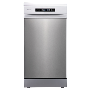 Hisense, 11 nõudekomplekti, laius 44,8 cm, hall - Eraldiseisev nõudepesumasin HS543D10X