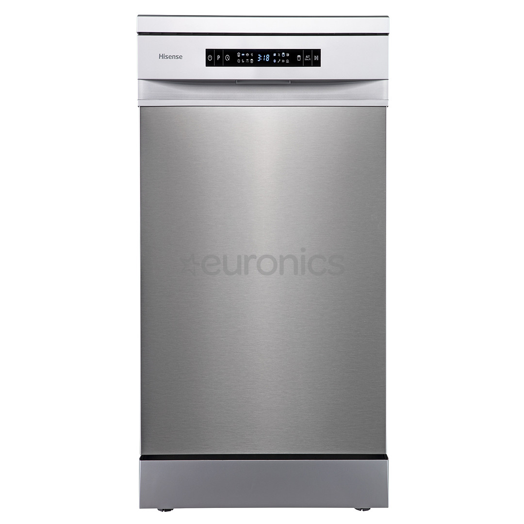 Hisense, 11 комплектов посуды, ширина 44,8 см, серый - Отдельностоящая посудомоечная машина