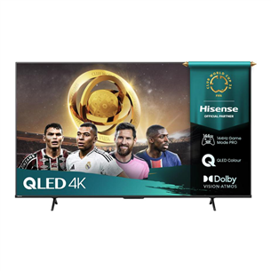 Hisense E7Q PRO, 85'', 4K UHD, QLED, must - Teler 85E7QPRO