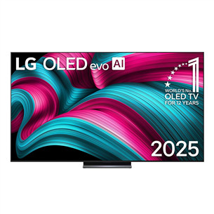 LG OLED evo AI C5, 83'', 4K UHD, OLED, black - TV OLED83C51LA.AEU