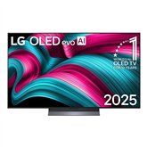 LG OLED evo AI C5, 55'', 4K UHD, OLED must - Teler