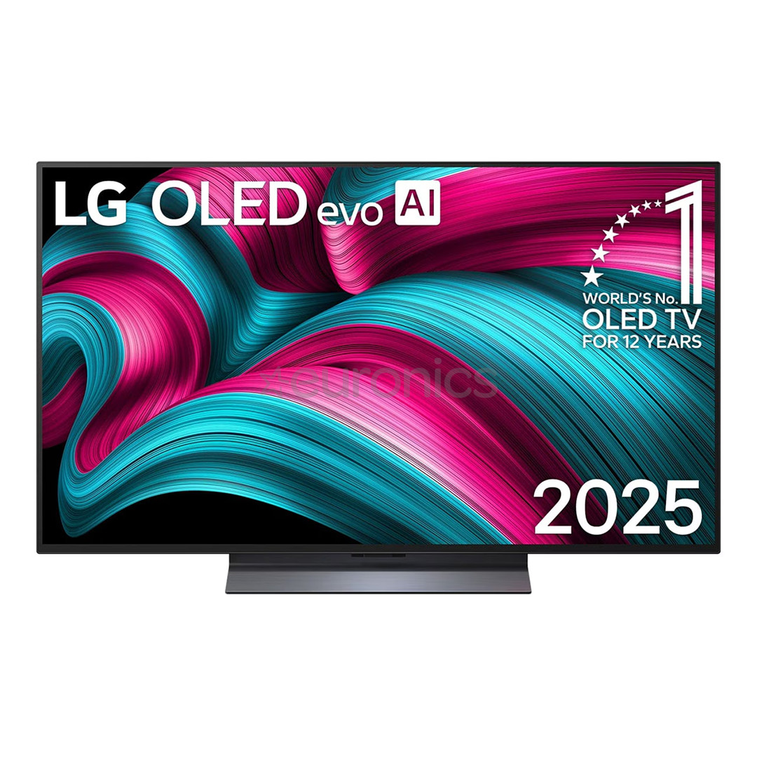 LG OLED evo AI C5, 48'', 4K UHD, OLED, black - TV