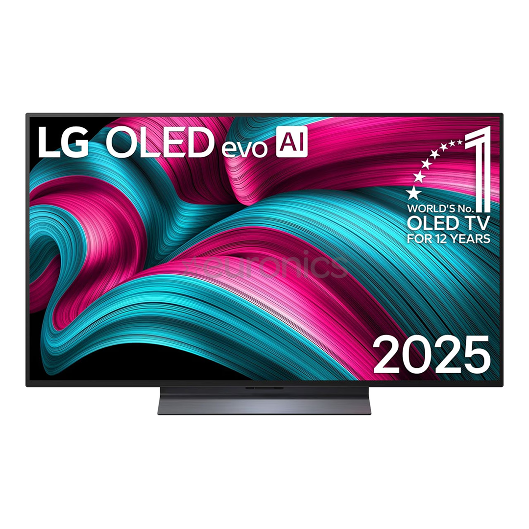 LG OLED evo AI C5, 48'', 4K UHD, OLED must - Teler