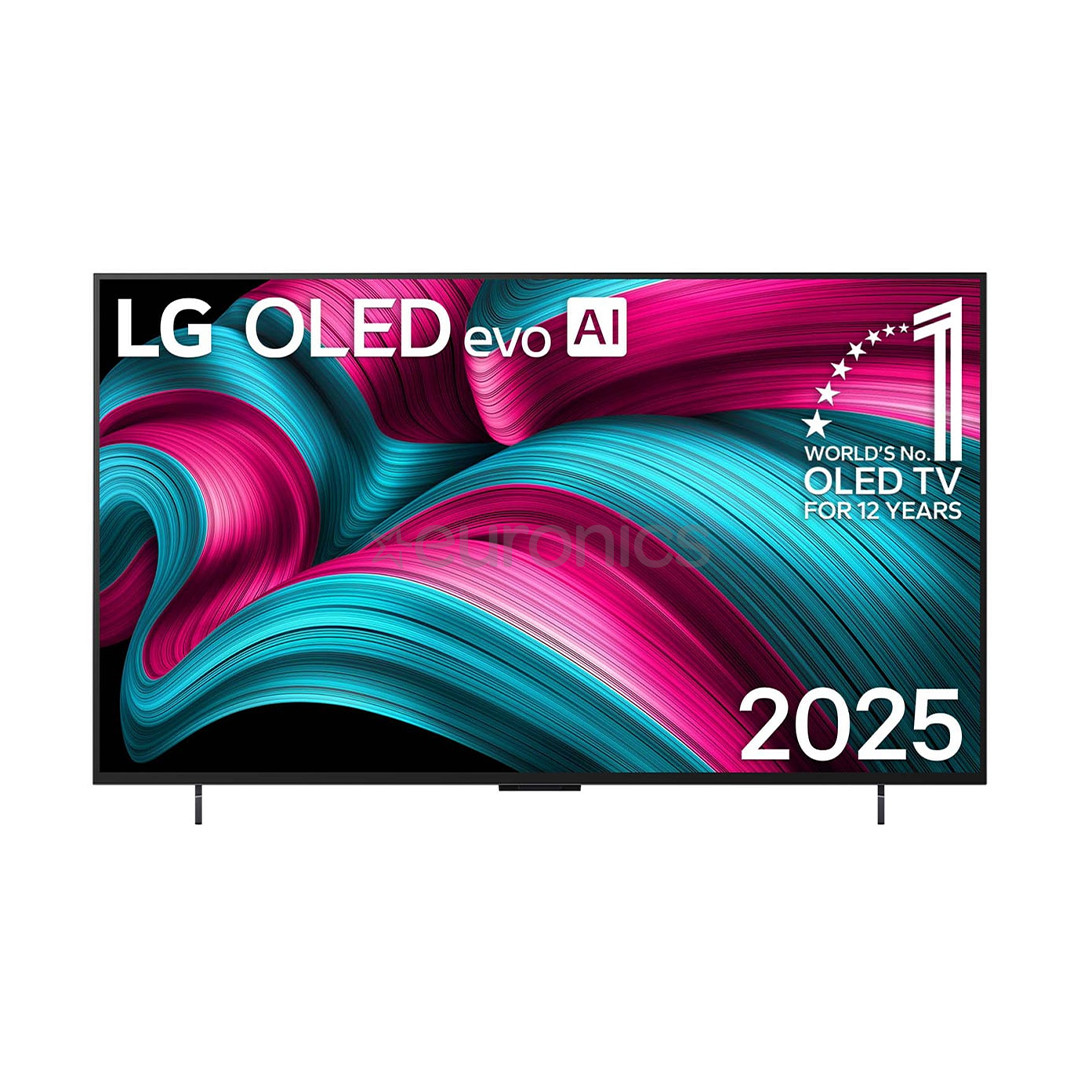 LG OLED evo AI C5, 42'', 4K UHD, OLED, черный - Телевизор