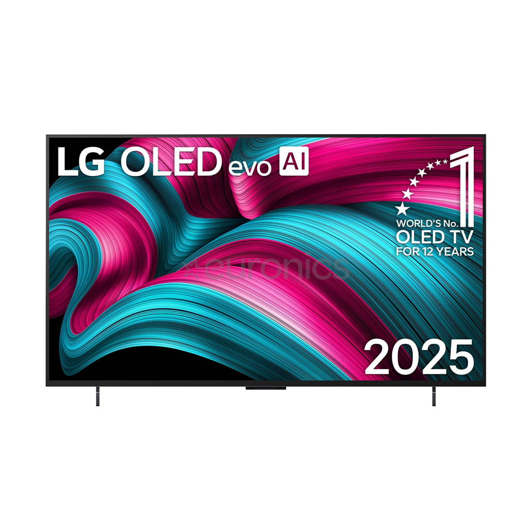 LG OLED evo AI C5, 42'', 4K UHD, OLED must - Teler