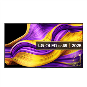LG OLED evo AI G5, 65'', 4K UHD, OLED, must - Teler OLED65G51LW.AEU