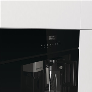 Hisense, black - Built-in espresso machine