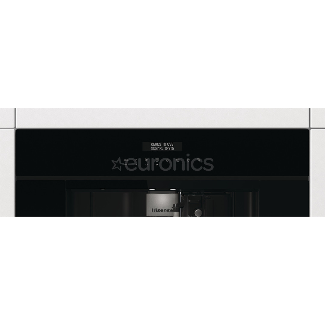 Hisense, black - Built-in espresso machine