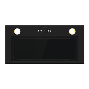 Hisense, 650 m³/h, laius 60 cm, must - Integreeritav õhupuhasti