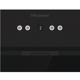 Hisense, 650 м³/ч, ширина 60 см, черный - Интегрируемая вытяжка