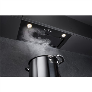 Hisense, 650 m³/h, laius 60 cm, must - Integreeritav õhupuhasti