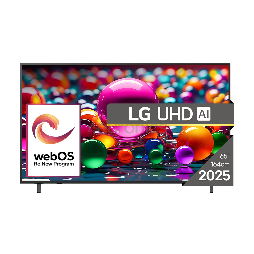 LG UHD AI UA75, 65'', 4K UHD, LED LCD, must - Teler