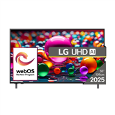 LG UHD AI UA75, 55'', 4K UHD, LED LCD, black - TV