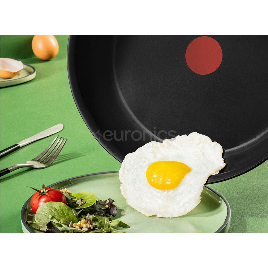Tefal Renew, 24 cm, black - Frypan