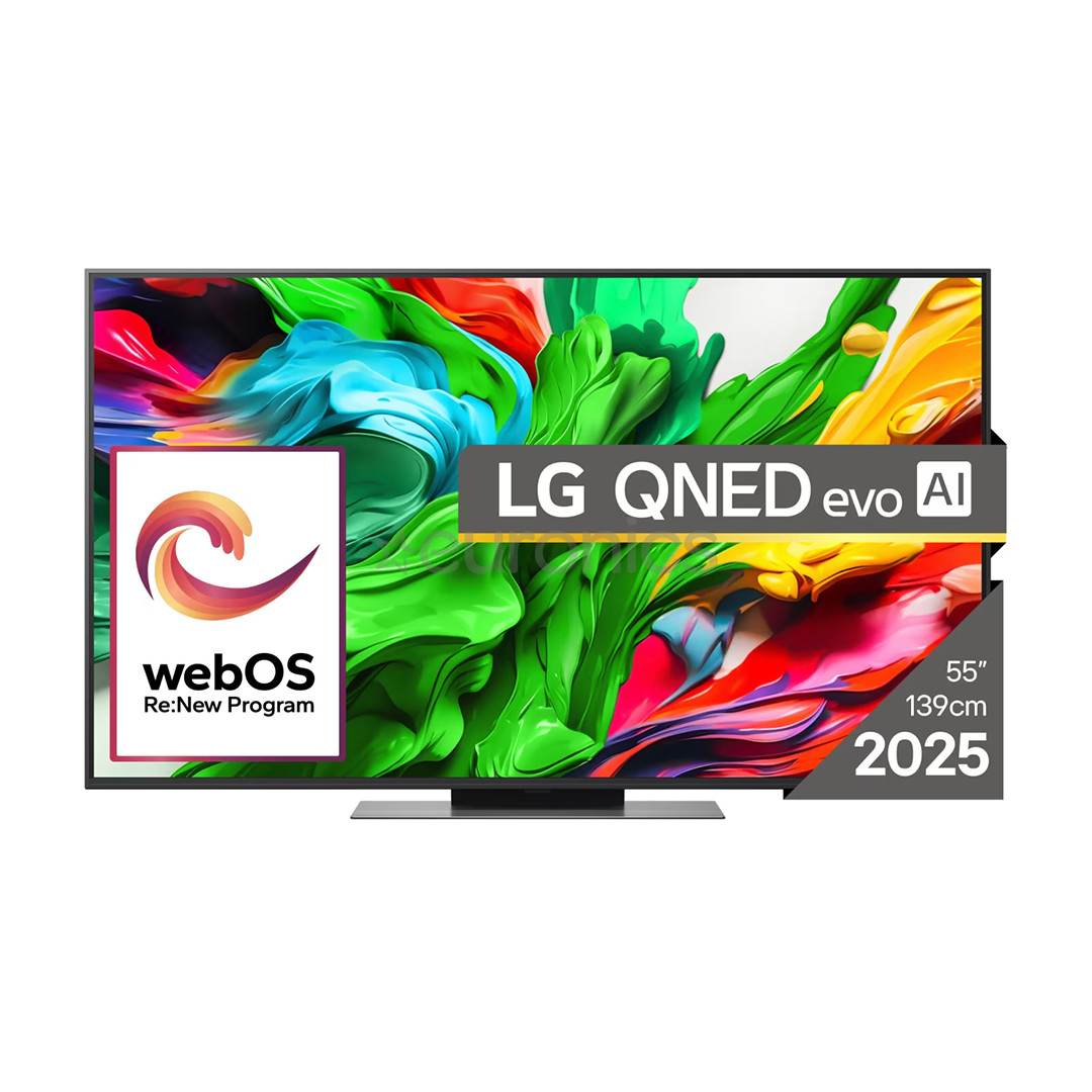 LG QNED86 evo AI, 55'', 4K UHD, QNED, Mini LED, black - TV