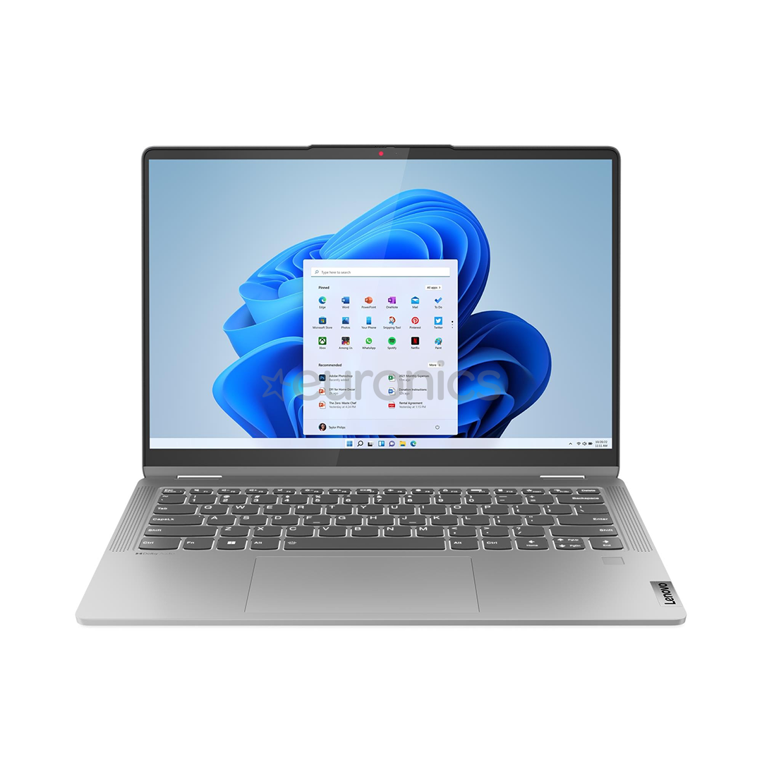 Lenovo IdeaPad Flex 5 14ABR8, 14'', WUXGA, Ryzen 7, 16 GB, 512 GB, ENG, hall - Sülearvuti