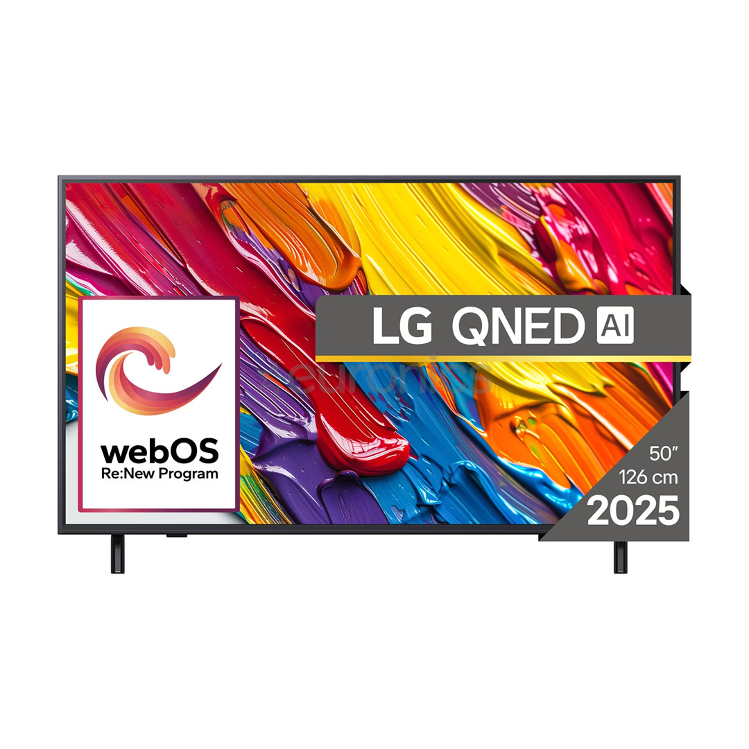 LG QNED82 AI, 50'', 4K UHD, QNED, black - TV