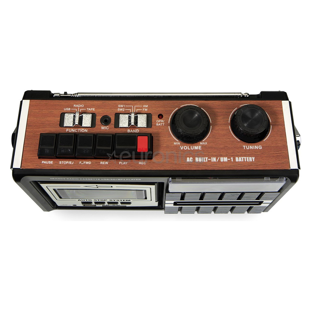 Ricatech PR85, black/brown - Radio
