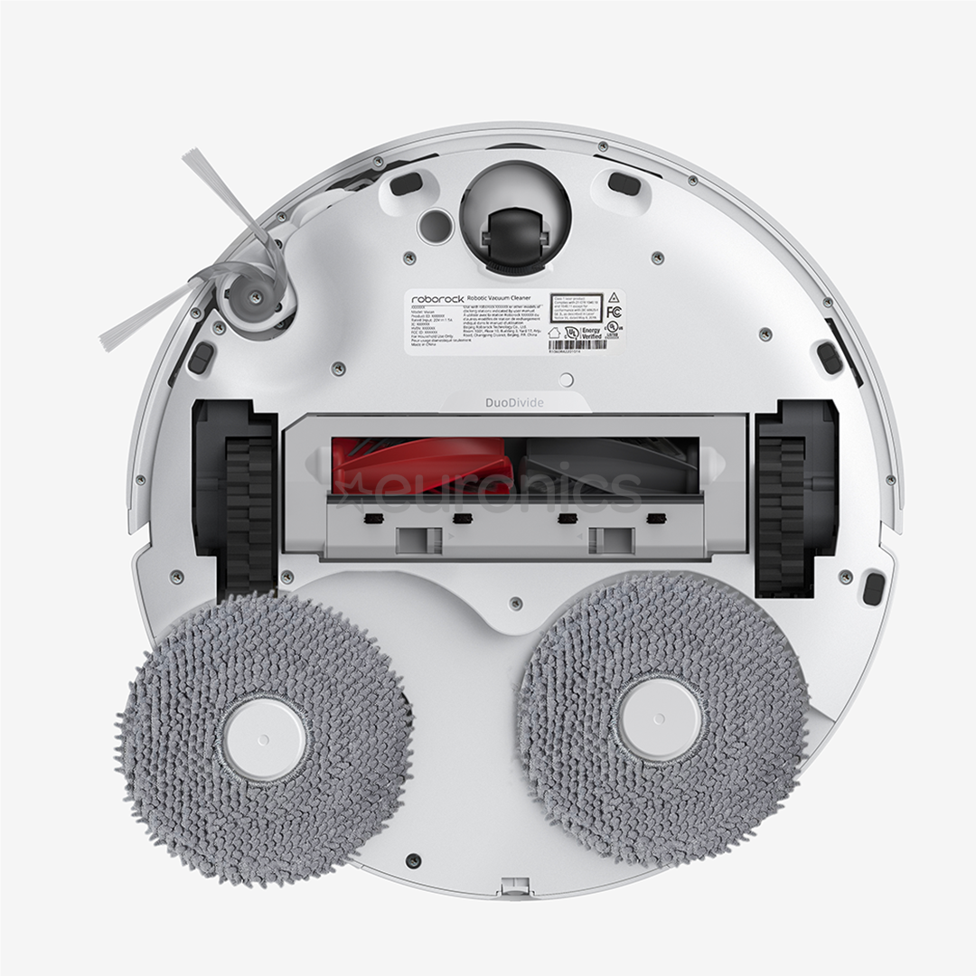 Roborock QRevo Curv, märg- ja kuivpuhastus, valge - Robottolmuimeja