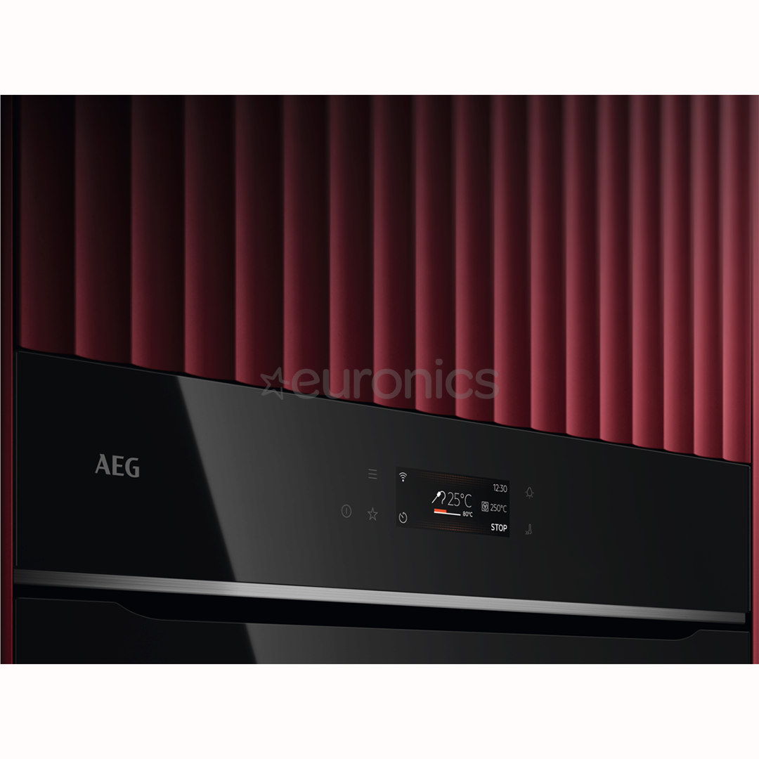 AEG 7000 Series MealAssist, 71 L, pyrolytic cleaning, black - Built-in oven