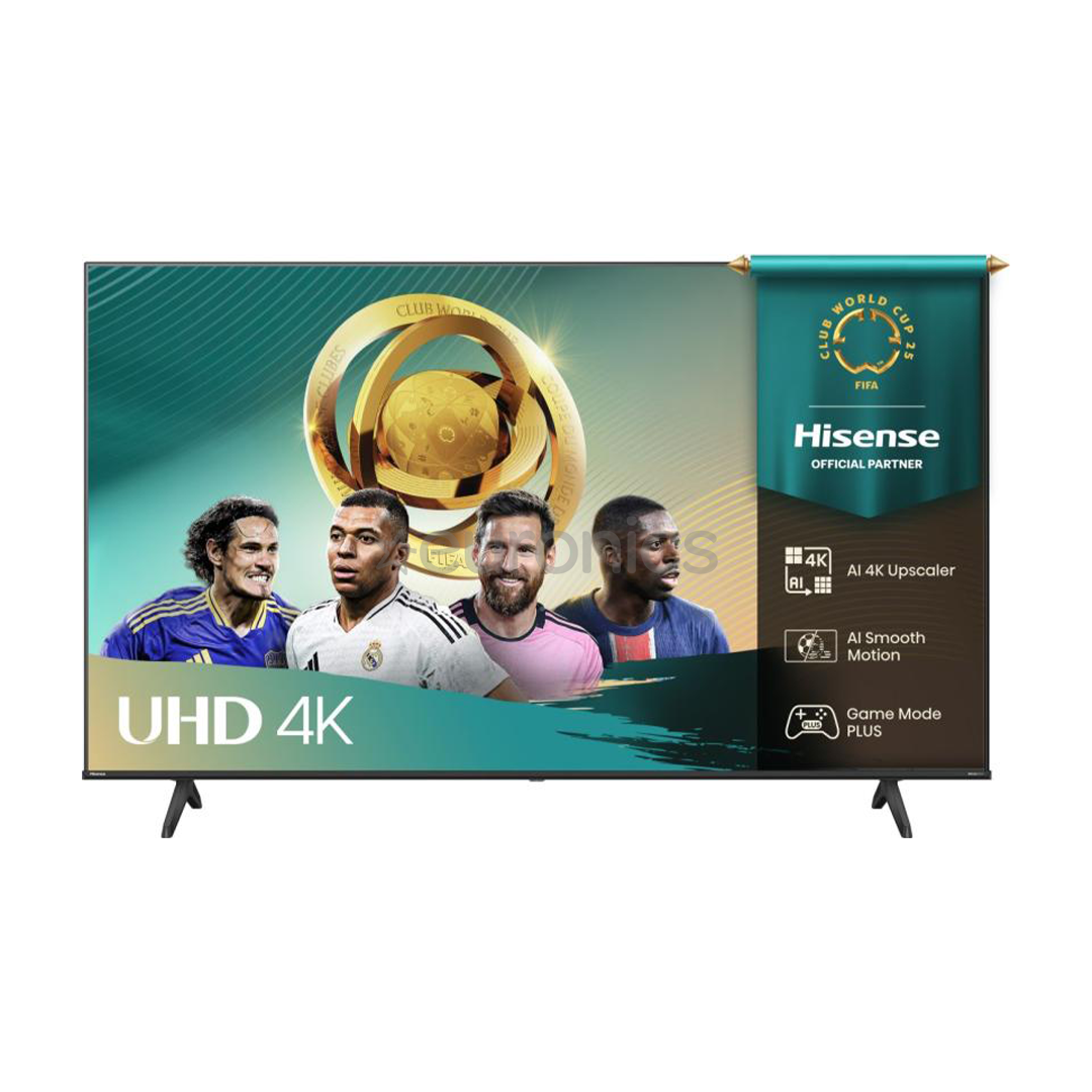 Hisense A6Q, 43'', 4K UHD, LED LCD, черный - Телевизор
