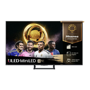 Hisense E8Q, 55'', 4K UHD, ULED, Mini LED, черный - Телевизор 55E8Q