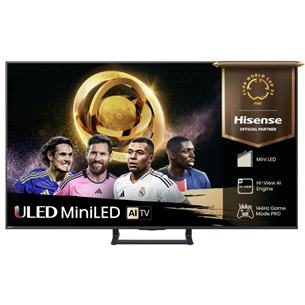 Hisense E8Q, 75'', 4K UHD, ULED, Mini LED, черный - Телевизор 75E8Q