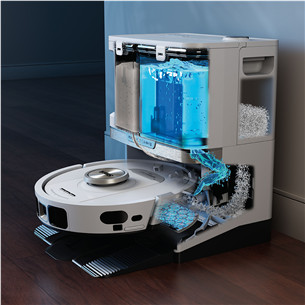 Shark PowerDetect NeverTouch Pro, märg- ja kuivpuhastus, valge - Robottolmuimeja