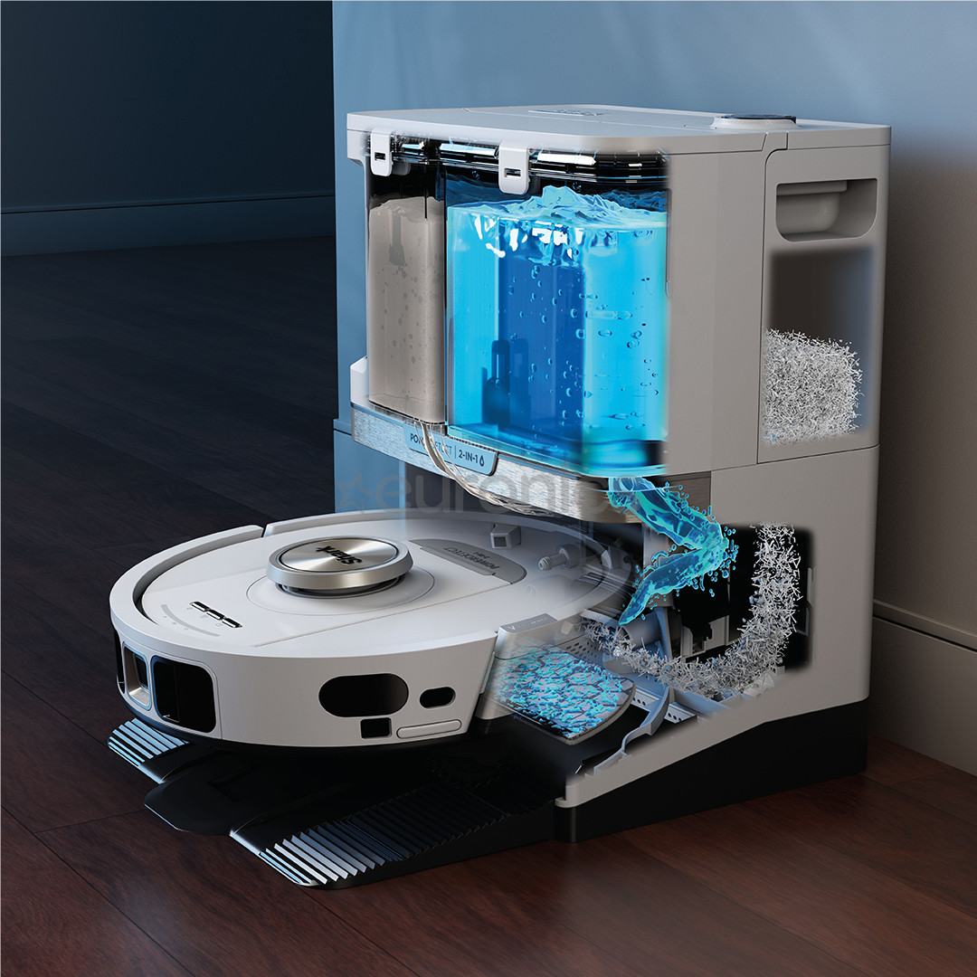 Shark PowerDetect NeverTouch Pro, märg- ja kuivpuhastus, valge - Robottolmuimeja