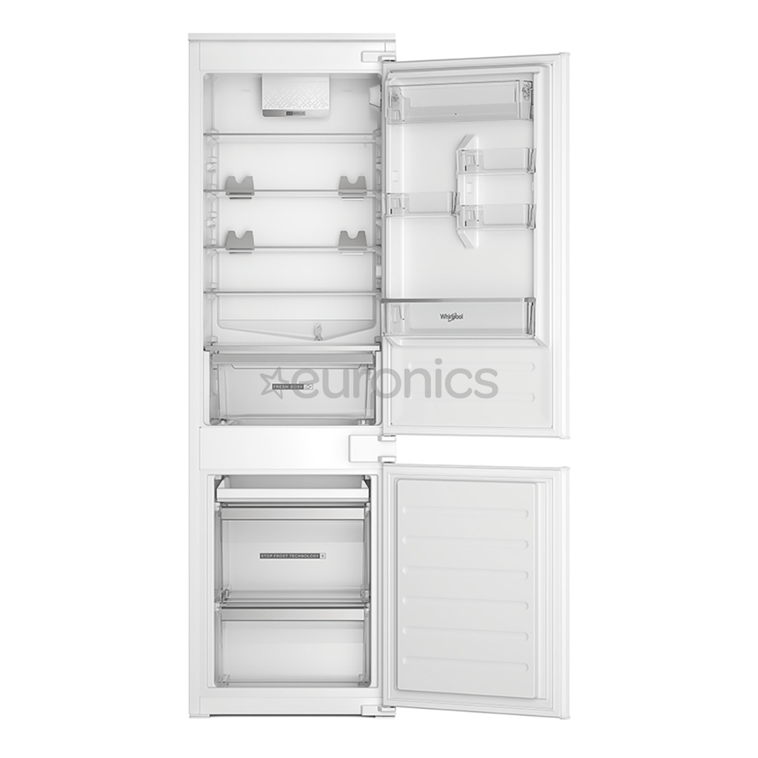 Whirlpool, 268 L, height 177 cm - Built-in refrigerator