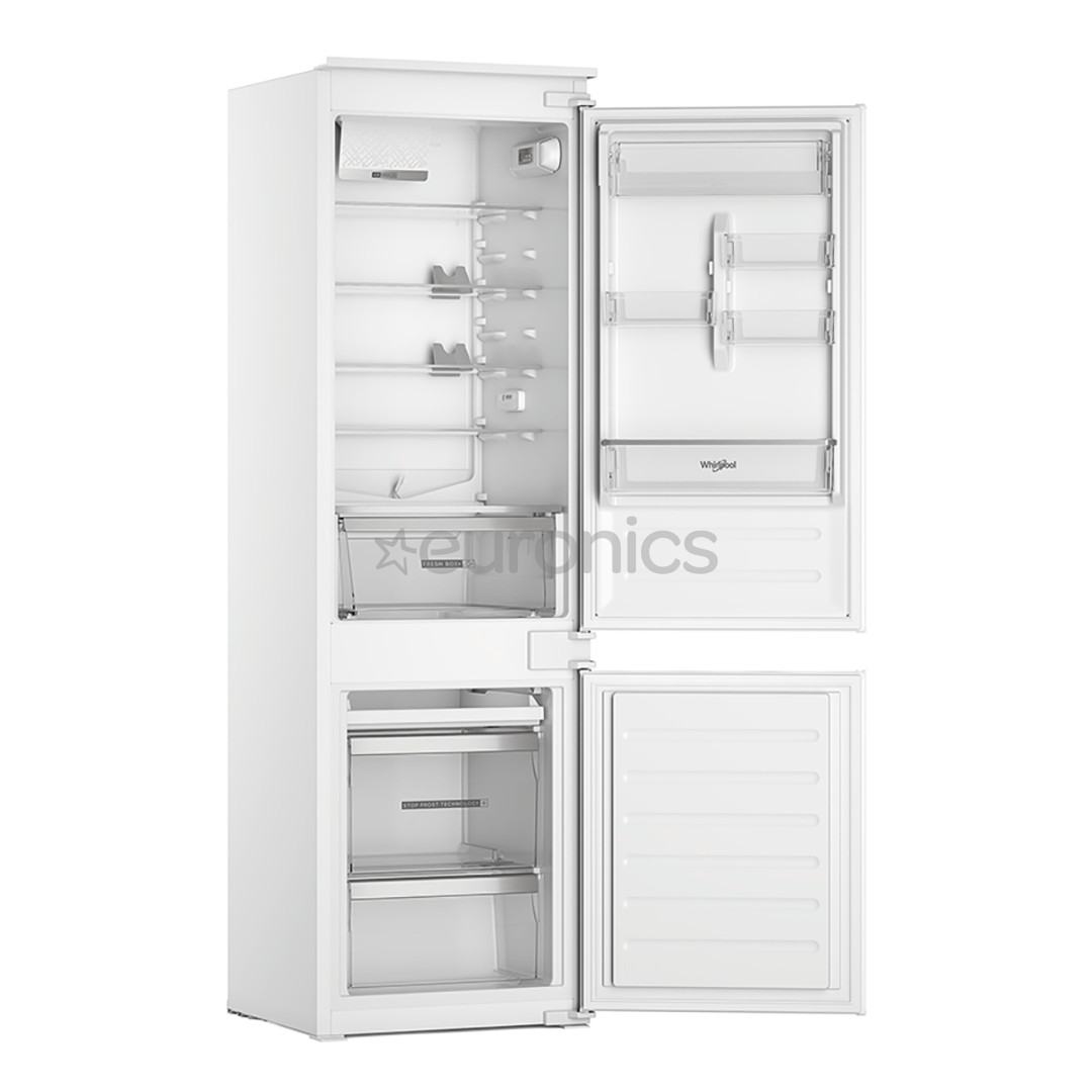 Whirlpool, 268 L, height 177 cm - Built-in refrigerator