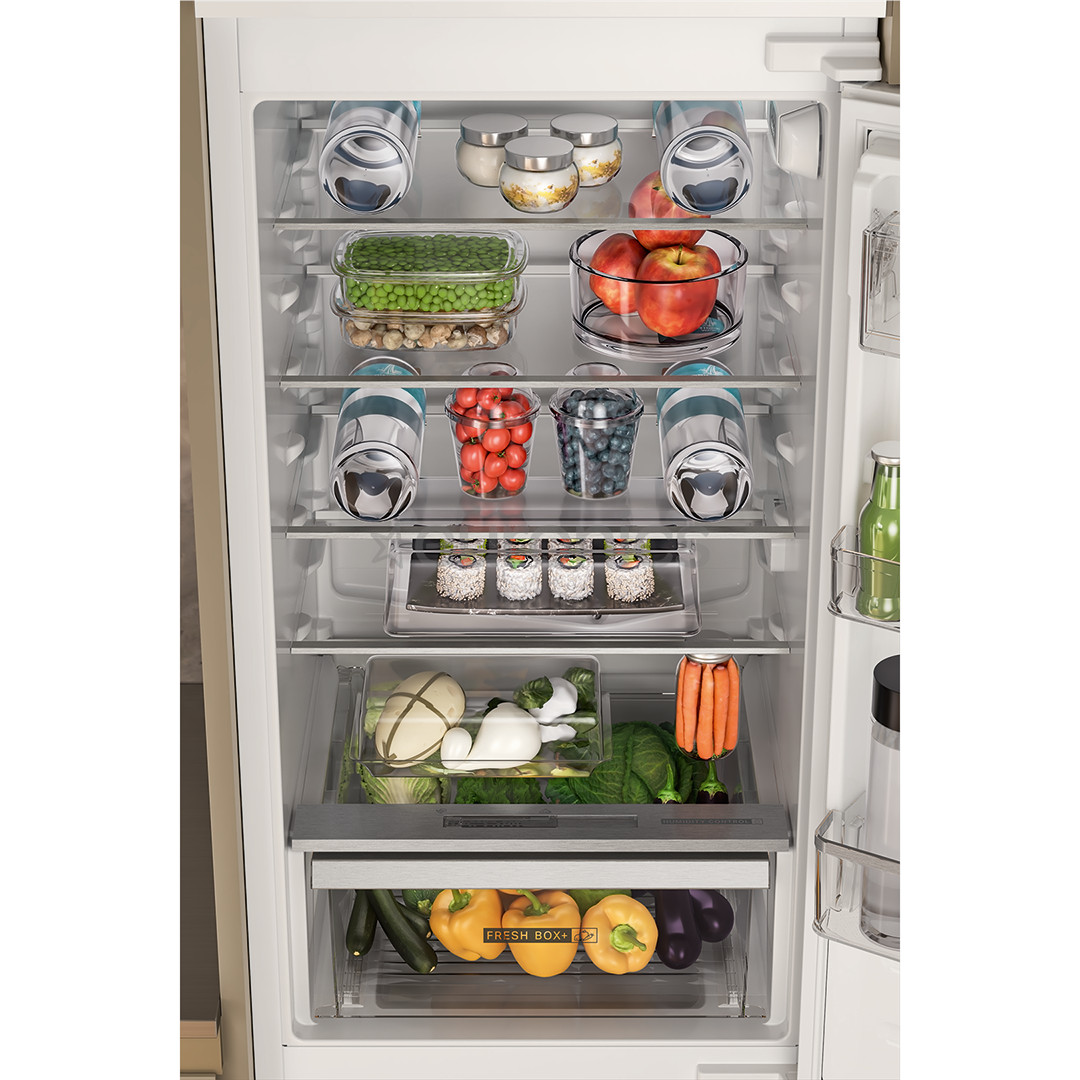 Whirlpool, 268 L, height 177 cm - Built-in refrigerator