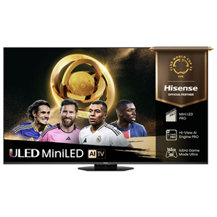 Hisense U8Q, 85'', 4K UHD, ULED, Mini LED, black - TV 85U8Q