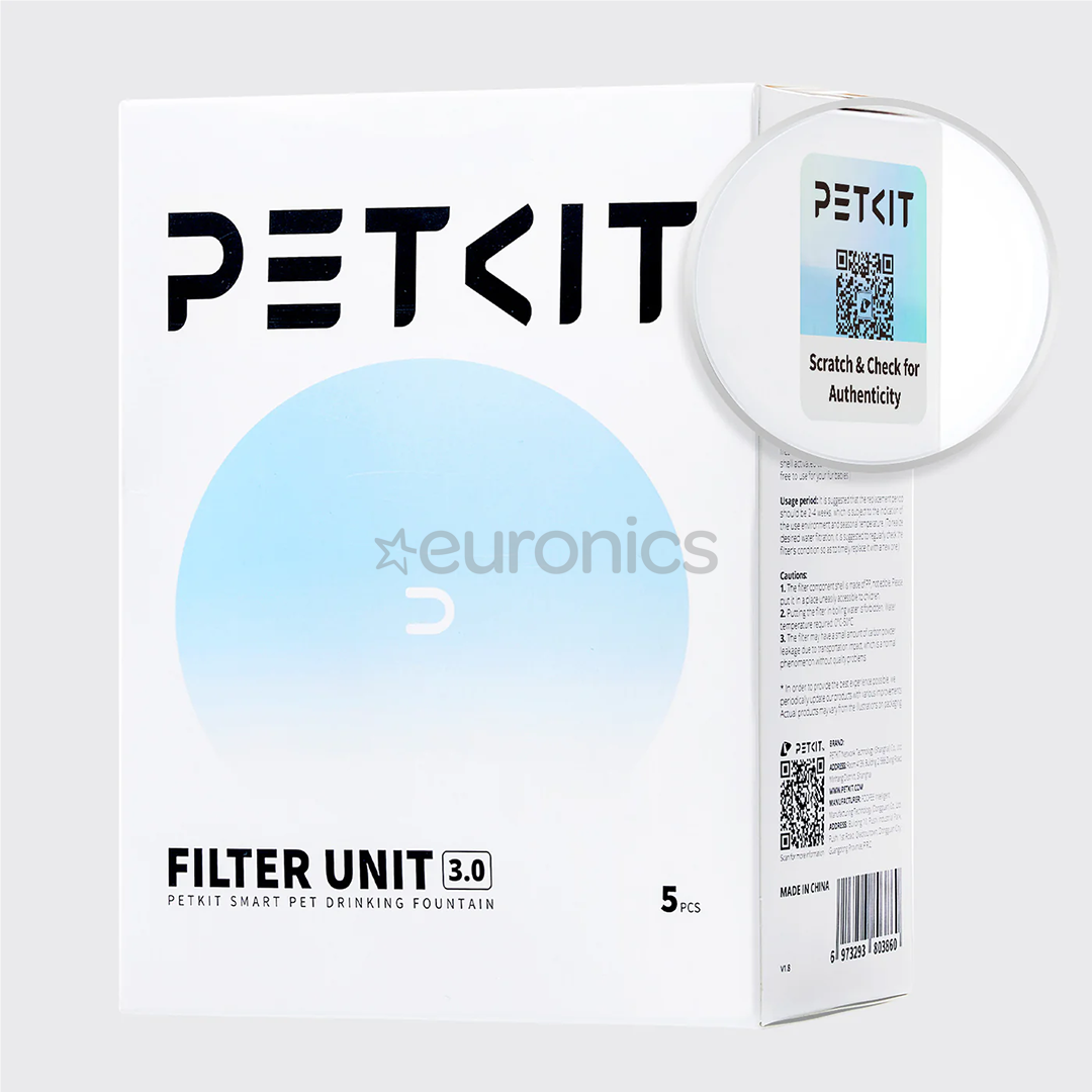 Petkit G3, 5 tk - Filtrid lemmikloomajooginõule