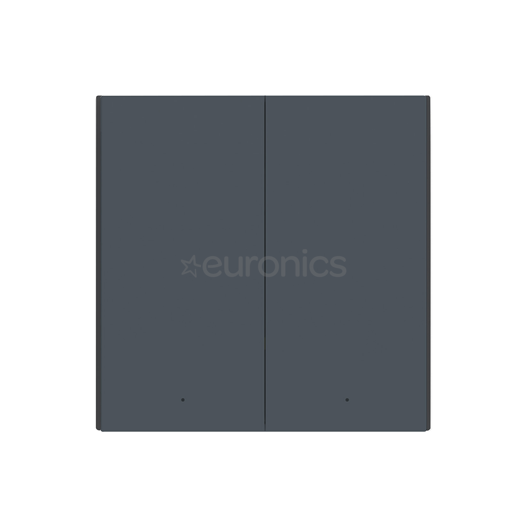 Aqara Smart Wall Switch H1, ilma neutraalita, 2 lülitit, hall - Nutikas seinalüliti
