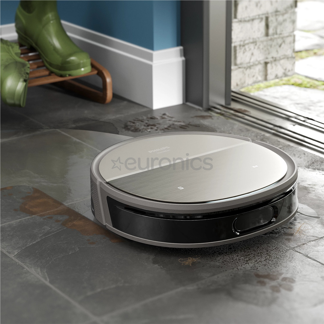 Philips HomeRun 9000 Seeria, märg- ja kuivpuhastus, hall - Robottolmuimeja