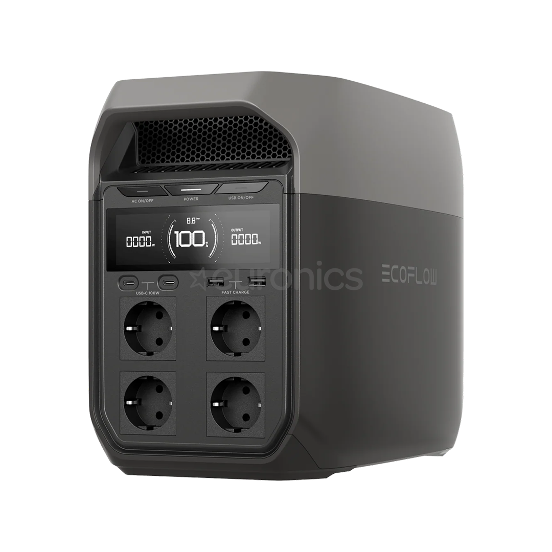 EcoFlow Delta 3, 1024 Wh, gray - Power station