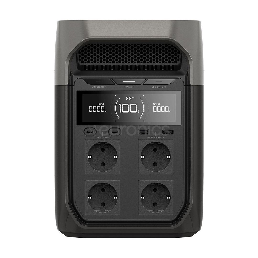 EcoFlow Delta 3, 1024 Wh, gray - Power station
